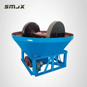 SONGMAO Electric 1000 1200 1600 Wet Pan Mill 1t/H Gold Grinding Mill In Zimbabnwe Africa Sudan