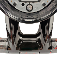 Volant à LED en fibre de carbone forgé rouge personnalisé pour Mercedes BENZ W205 C300 W212 W213 W221 W222 ML W166 W167 W218 CLS 63 AMG