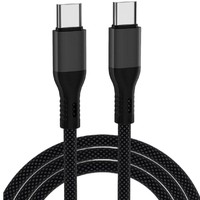 Kabel Pengisi Daya Cepat 5A 60W PD USB ke Type-C/Micro/IOS 1 Meter/3.3 Kaki Hitam/Perak/Biru/Merah, Terlaris