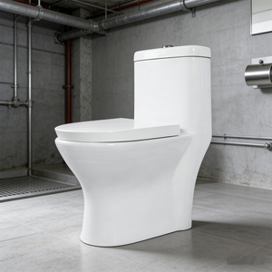 <span class=keywords><strong>WC</strong></span> monobloc en céramique blanche de luxe 700*390*745mm pour salle de bain, vente en gros - Product Image 3