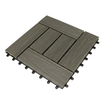 Installation facile carreaux composites de terrasse de jardin de patio à emboîtement étanche carreaux de clic de jardin bricolage