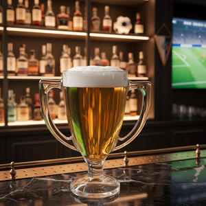 Vaso de <span class=keywords><strong>Cerveza</strong></span> Transparente Reutilizable de Estilo Americano, Nuevo Diseño, Venta al por Mayor, Sin Plomo, con Asa - Product Image 2