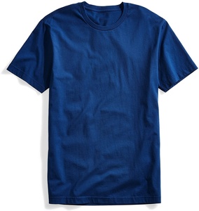 Custom Eco-Friendly Breathable Casual Mens Crew Neck Polyester/Cotton T-<b>Shirt</b> with Customized Logo Printing <b>Black</b> - Product Image 4