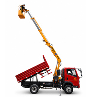 Grue de chantier articulée télécommandée HAOY 3,2 tonnes pour l'entretien des lampadaires