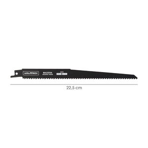 Lama per sega a gattuccio per legno 228 mm. 6 TPI. 5 pezzi. - Product Image 2