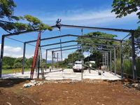 Kit de Estructura Prefabricada de Acero Ligero, Conjunto de Estructura de Acero Ligero para Construcción