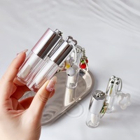 Ventes chaudes de contenants de brillant à lèvres argentés 2,5 ml 4 ml 6 ml, tubes vides pour brillant à lèvres, contenants pour huile à lèvres, accessoires de marque privée