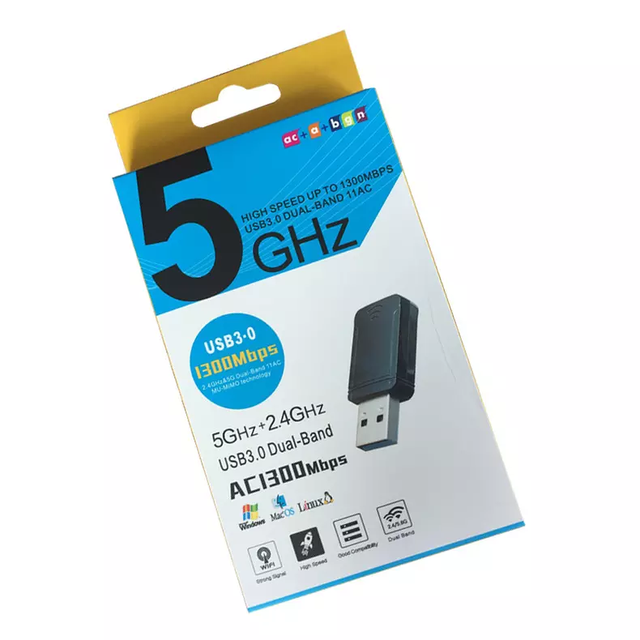 1300Mbps Wireless Antenna USB WiFi Adapter USB 3.0 Wireless Wifi Receiver 2.4g/5.8g Dual Band USB Network Card