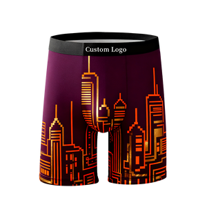 <span class=keywords><strong>Boxer</strong></span> da Uomo in Poliestere e Spandex con Design Bestseller, Pantaloncini Stampati di Alta Qualità, Intimo Personalizzato con Logo per Uomo, <span class=keywords><strong>Taglie</strong></span> Grandi - Product Image 1