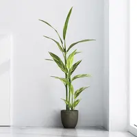 Vaso elegante plantas simulação altamente falso árvore zingiber planta artificial