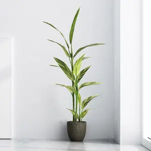 Elegant Pot Plantas Highly Simulation Fake Tree Zingiber Zerumbet Artificial Plant