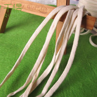 Cordon plat tressé en coton 100 % enduit, fin (3 mm, 5 mm), fourni par le fabricant CF002, pour vêtements, sacs et chaussures