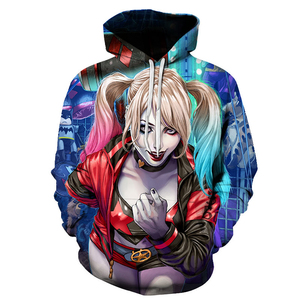 Sudadera con Capucha Joker Impresa en 3D, de Poliéster Sostenible, para Hombre, Informal, Divertida, Personalizada, Estilo Urbano - Product Image 5