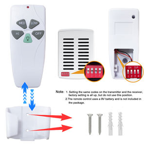 110v 吊扇遥控器和接收器，无线吊扇遥控器套件，家用吊扇遥控器 - Product Image 5