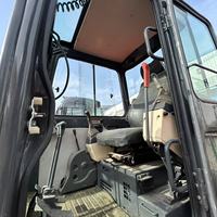 Excavadora de orugas mini Doosan DH55 original usada de Corea, 5.5 toneladas, pocas horas, en stock, con motor y bomba para construcción agrícola y movimiento de tierras.