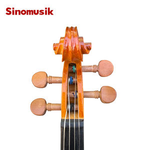 Tamaño <span class=keywords><strong>pequeño</strong></span> <span class=keywords><strong>Precio</strong></span> económico bajo Pulverización Purfling Violín sólido Color alemán con arco de caja - Product Image 5