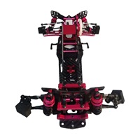 Kit de châssis et jantes D5 MR 1/10 pour voiture de drift 2WD sur route - Kit de mise à niveau