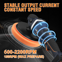 Polisseuse rotative électrique sans fil rechargeable MAXXT 20V, sans balais, pour le detailing automobile, polissage de la peinture automobile