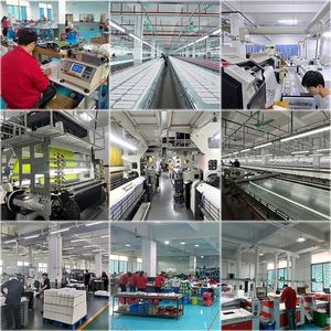 1688 agente logotipo personalizado ropa etiqueta tejida adhesivo de fusión en caliente tela algodón Damasco hilo etiquetas hierro en camiseta - Product Image 3