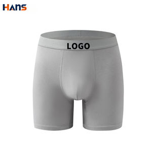 Boxer da Uomo con Logo Personalizzato, Pantaloncini da Boxe in Cotone, Traspiranti e Comodi, Design Trendy in Bianco e Nero - Product Image 5