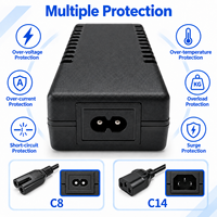 Adaptateurs de style bureau personnalisés 12V 4A avec prise US 5.5x2.5mm 48W pour imprimante tout-en-un et ordinateur portable