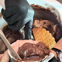 Machine à glace dure commerciale multi-saveurs Miles Brand GALAXY PRO V8, congélateur par lots, machine à gelato, approuvée CE NSF, italienne