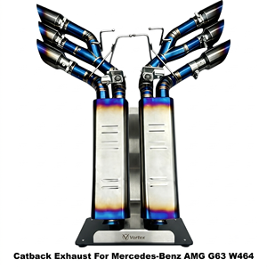 ปลายท่อไอเสียคาร์บอน Vortex แบบไทเทเนียมเผา ระบบ Side-Exit สำหรับ Mercedes-Benz AMG G63 W464 รุ่นหกปลายท่อ อัพเกรด - Product Image 1