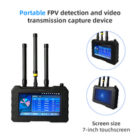 Détecteur de drone portable 70 MHz-6200 MHz, scanner de signal radio RF portable, analyseur de spectre, amplificateur de puissance numérique H2L Elite
