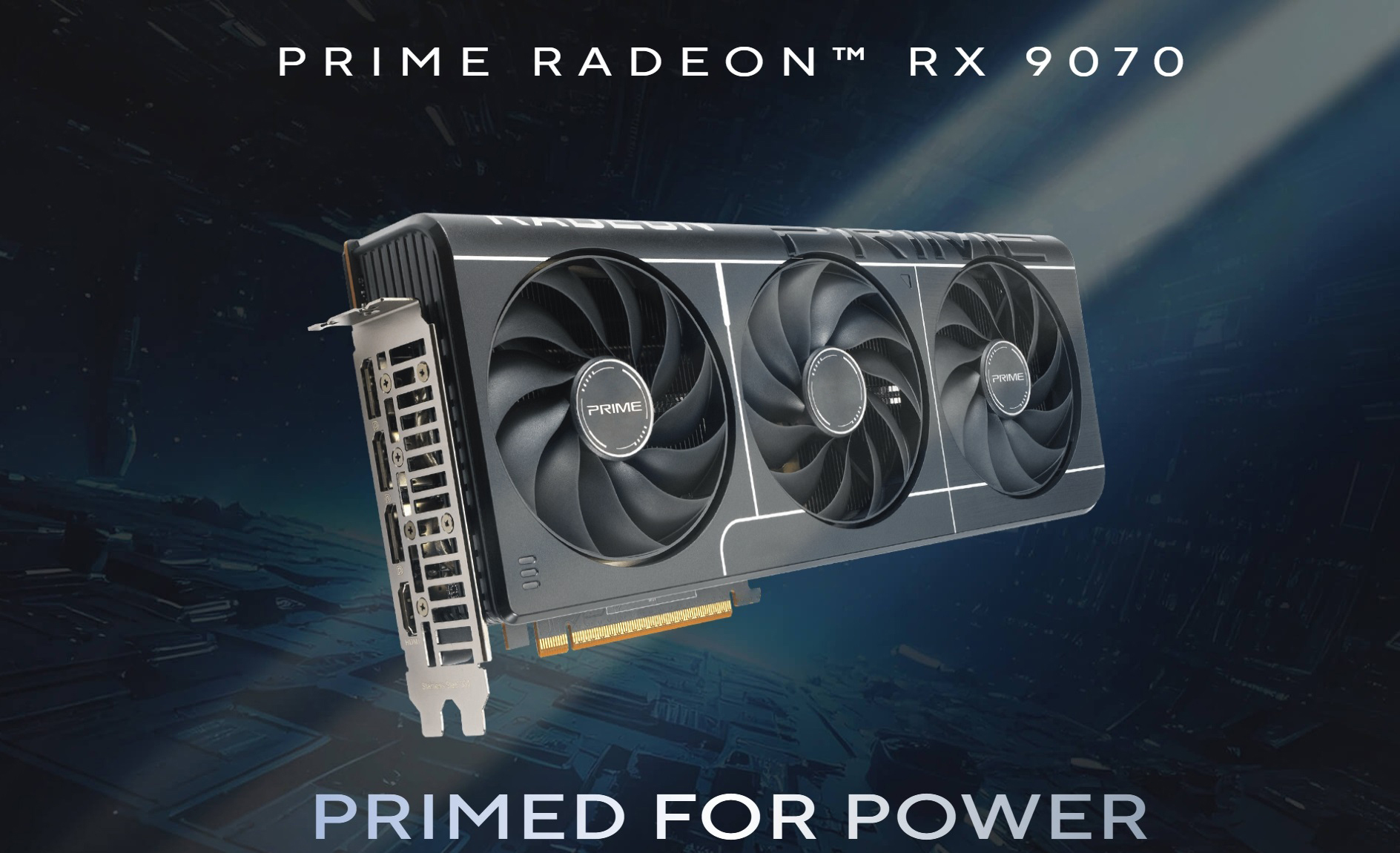 2025 AMD Radeon RX 9070 OC 16GB GDDR6 Gaming GPU for PC
