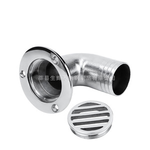 Siphon de sol Shining Elbow 32/38mm en acier inoxydable 316 pour usage marin et extérieur - Product Image 3