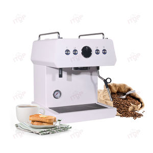 Lujo 2 en 1 con Espumador de leche pequeño profesional Latte Cappuccino Espresso cafetera máquina para uso doméstico - Product Image 4