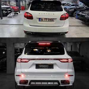 Kit de carrocería de parachoques delantero y trasero antiguo a nuevo de lujo, kit de conversión de actualización exterior para <span class=keywords><strong>Porsche</strong></span> <span class=keywords><strong>cayene</strong></span> 2011-2014 - Product Image 5