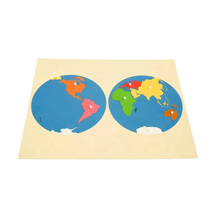 Geografía Montessori <span class=keywords><strong>de</strong></span> alta calidad, juguetes educativos para contar, equipo didáctico, rompecabezas <span class=keywords><strong>de</strong></span> globo terráqueo, mapa <span class=keywords><strong>de</strong></span> tierra y Océano - Product Image 2