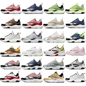 B22 en lüks tasarımcı dantel-up Sneakers kaymaz yüksek kaliteli erkek kadın rahat yürüyüş spor koşu ayakkabıları Mesh üst kauçuk - Product Image 2