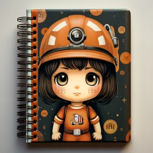 Custom Printing Fireman Fighting Fire Journal Planners Notebook with Logo