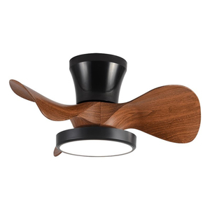 โคมไฟระย้าอะคริลิค LED แฟนซีโคมไฟระย้าพัดลมเพดานไฟหรูหราลำโพงเพลงควบคุมระยะไกลสำหรับบ้านสำนักงาน - Product Image 1