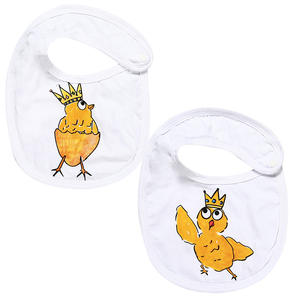 Cuentos para niños New Ins Bandana Bib Soft Cómodo Baby Chick Impreso Saliva Toalla para niños pequeños Características Animal Patrón para la alimentación - Product Image 1