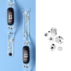 Correa para Xiaomi <span class=keywords><strong>Mi</strong></span> Band 7 6 5 4 3, Correa transparente, pulsera de silicona, repuesto para XiaoMi Band 5 4, nuevo - Product Image 5