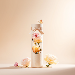 Tubes de fleurs recyclables spéciaux avec conception de fenêtre Tubes cylindriques en papier kraft écologiques pour l'estampage d'emballage logistique - Product Image 5