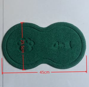 Alfombrilla para arena de gato Fishbone, de PVC con bucles de alambre, ecológica, con patrón sólido, antipatrullaje, para jaulas de gatos, antipinchazos de patas - Product Image 5