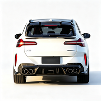 Pour BMW X3 G45 M50 2025+ Kit Carrosserie Amélioré en Fibre de Carbone Sec : Diffuseur Arrière, Ailerons Latéraux et Spoiler de Coffre