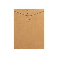 Carpeta de Archivos de Gran Capacidad, Diseño Horizontal, Fabricada con Papel Kraft Grueso, Tamaño A4, para Documentos de Oficina