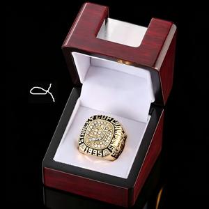 Anillo de Campeonato de los New Jersey Devils de <span class=keywords><strong>1995</strong></span>, Anillo Conmemorativo de la Liga Nacional de Hockey, Anillo de Aleación para Fanáticos - Product Image 5