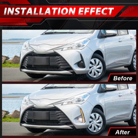 Feux de jour à LED pour voiture en stock, feux de jour DRL pour Toyota Yaris Vitz 2018