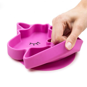 Assiette à dîner <span class=keywords><strong>licorne</strong></span> animée en silicone sans BPA pour bébé - Product Image 4