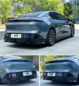 สำหรับ Zeekr <span class=keywords><strong>007</strong></span> รุ่น<span class=keywords><strong>แรก</strong></span> Ji Ke <span class=keywords><strong>007</strong></span> Sedan Axinda ชุดแต่งตัวถังรถยนต์ ดิฟฟิวเซอร์หลัง พลาสติกขัดเงา ติดตั้งง่าย - Product Image 3