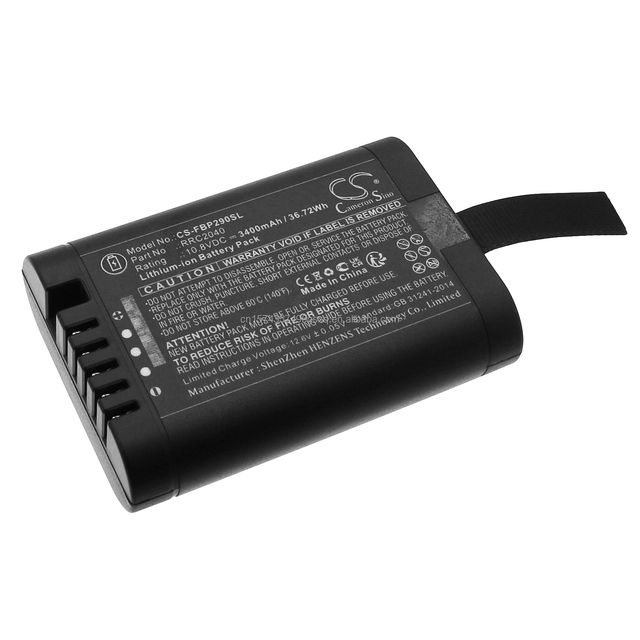 Battery for Fluke 123B, 125B, 190 II, 190 II Scopemeter, 430 II Scopemeter, BP290