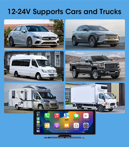 8.1 Inch Màn Hình Cảm Ứng Màn Hình 4K + 1080P Không Dây Carplay <span class=keywords><strong>Android</strong></span> Tự Động Bluetooth-Tương Thích Dash Cam Được Xây Dựng-Trong Loa - Product Image 3