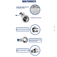 Katup Bola Baja Tahan Karat 316 304 Temperatur Tinggi 1/2 Water Manual Thread/NPT/Flanged DN15-DN200 Kustomisasi OEM Carp Journey