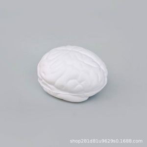 Custom Logo Stress Relief Brain Ball - <b>Squishy</b> Foam Sensory Toy for Kids & Adults - Promotional Gift Idea - Product Image 3